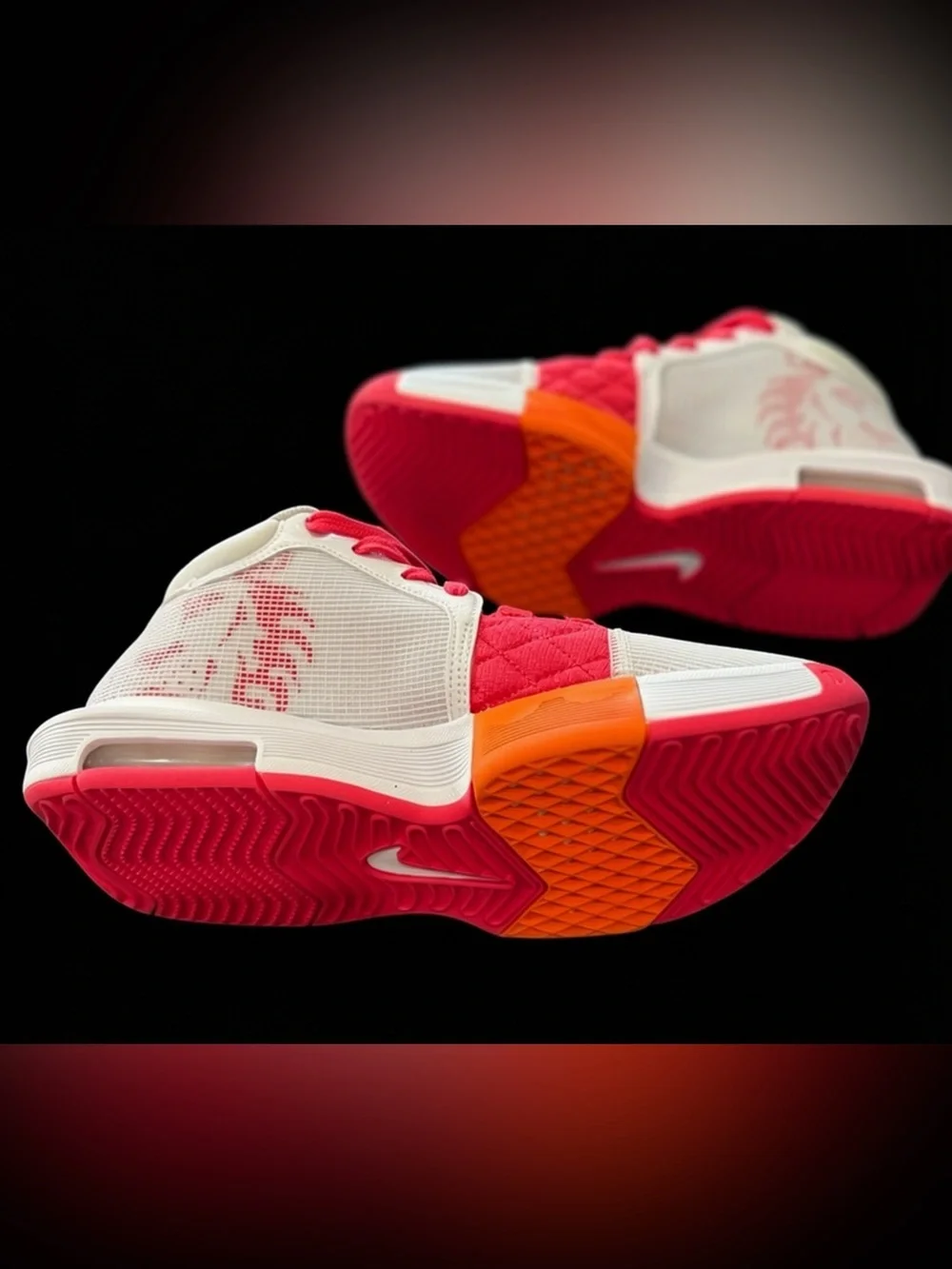 Nike LeBron Witness 8 Dunkin Donuts White Aster Pink Men's Size 9 NWT